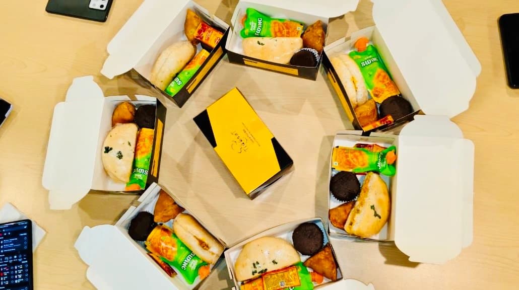 Tidbeat corporate snack boxes and office snack plans in Hyderabad